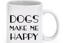 happy mug dog